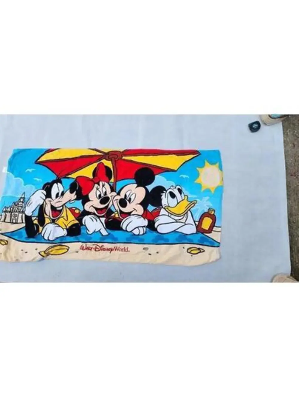 Disney World Park Exclusive Mickey & Friends Foldable Beach Towel Backpack